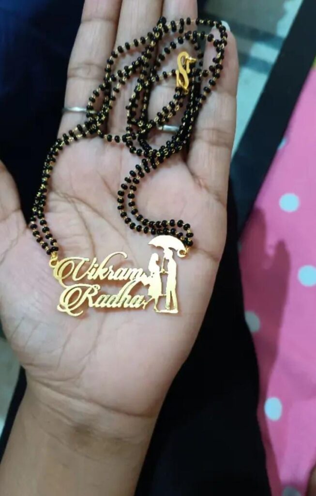 Name Pendant Mangalsutra & Name Necklace:प्यार और पहचान की सबसे खूबसूरत निशानी 